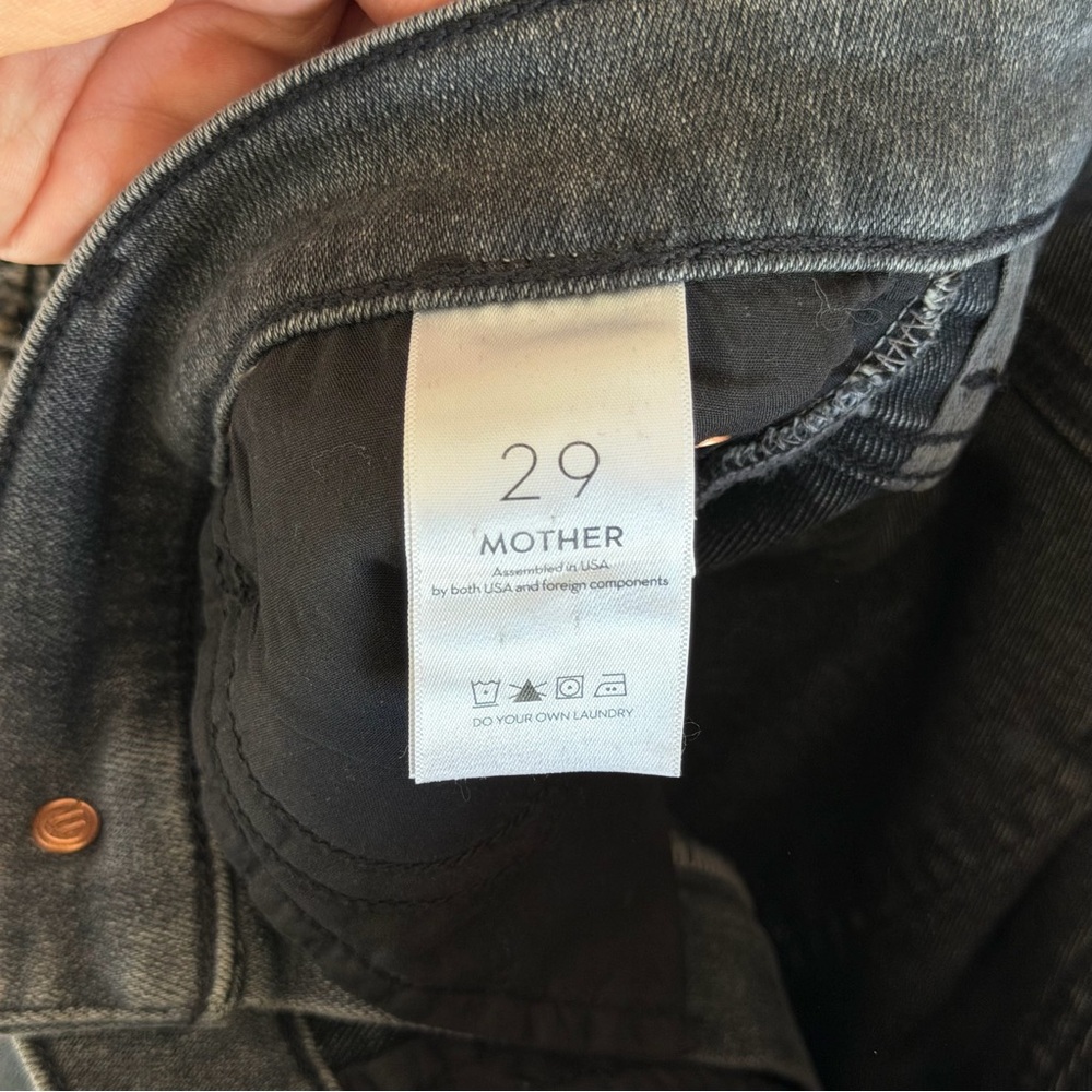 Mother Rascal Sliced Up Heel Jeans - Picture 8 of 9